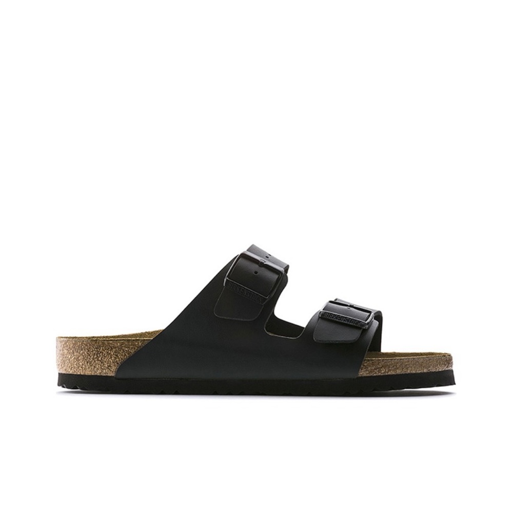 Birkenstock Arizona Women’s Birko-Flor Black Sandals 0051793 Narrow fit - Picture 2 of 8
